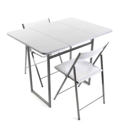 Mesa Plegable más 2 Sillas de P.V.C ANDREA 19840050