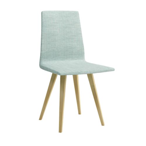 Silla de Cocina con Patas de Madera y Asiento Tapizado LIVORNO