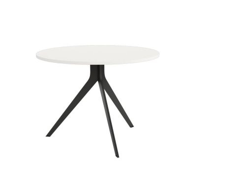 Mesa de Comedor ORTA Redonda Estructura Metálica Negra de 120 cm