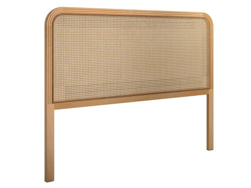 Cabezal de cama de madera de fresno con ratán RIAS 160 cm CG1925FR