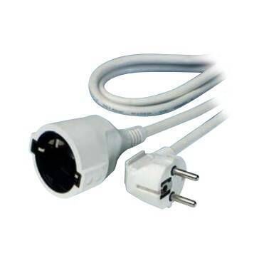 Cable Prolongador de Corriente 3m Blanco VIVANCO 7280