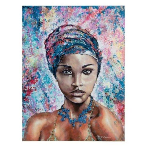 Pintura Lienzo Mujer Multicolor