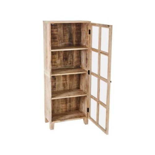 Vitrina de Madera de Mango de 1 Puerta 604771