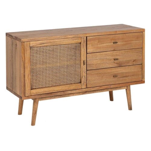 Aparador Rústico de 120 cm Madera Mindi color Miel 611040