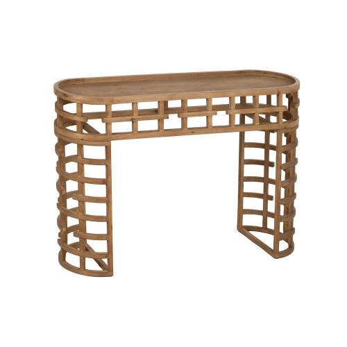 Consola de Salón Natural Dm-Madera 80x80x36 cm 611409