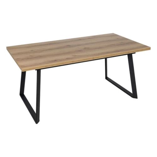 Mesa de Comedor Extensible con Patas de Hierro Rectangulares 61214