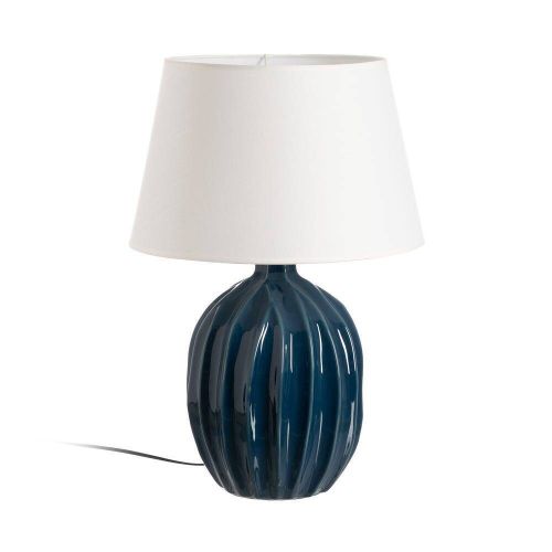 Lampara de Mesa Azul de Cerámica 614827