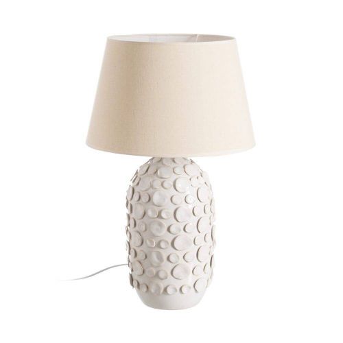 Lampara de Mesa Blanco 64 cm de Cerámica 614828