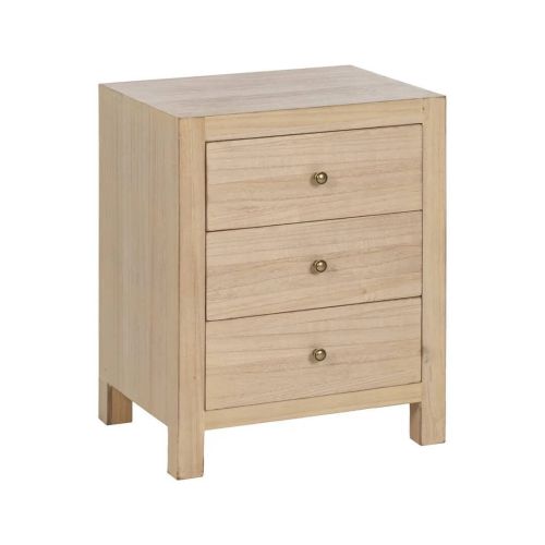 Mesita de Noche de 43 cm DM-Madera Natural 614618