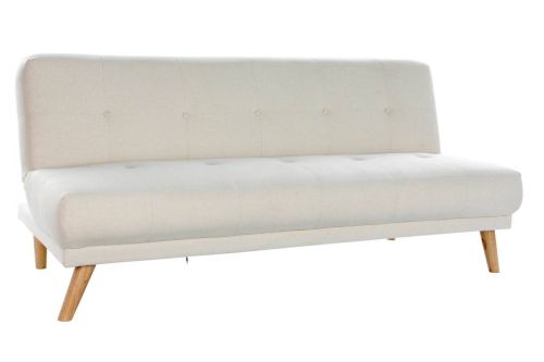 Sofá Cama Clic Clac 3 Plazas de Poliéster-Madera Rubberwood MB-202971
