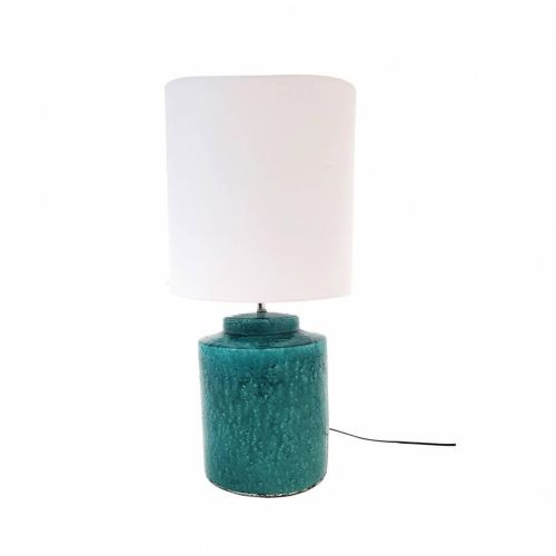 Lámpara de Sobremesa Color Verde y Blanco MAE 51-464