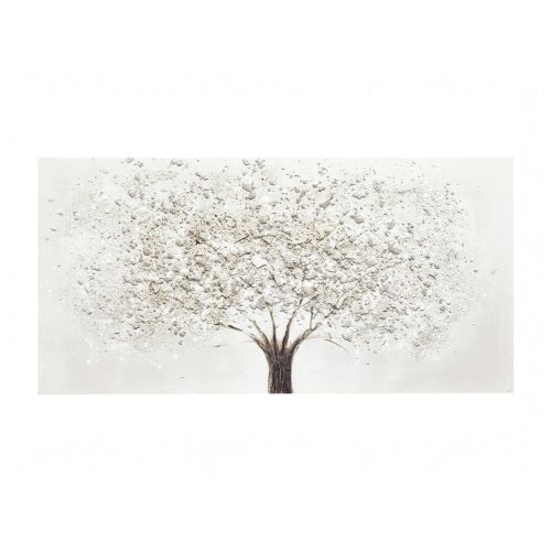 Cuadro Oleo de Árbol con Relieve Textura Granulado 81-502