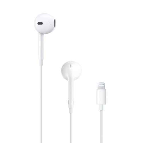 Auricular Apple IN EAR con Micrófono EarPods Lightning en Blanco