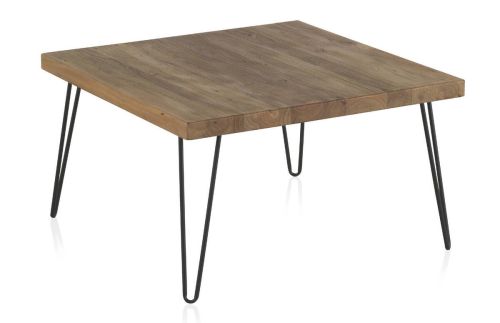 Mesa de centro de madera de Olmo viejo GABAR DECO modelo 8409