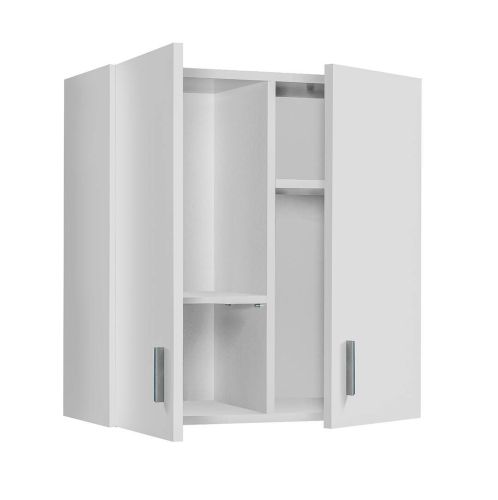 Armario auxiliar de colgar de 2 puertas acabado en blanco 005148O