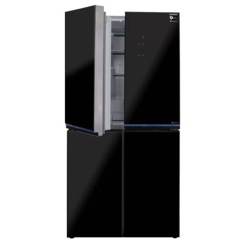 Frigorifico Americano INFINITON 185 cm cristal negro Clase E AMCB-496BC NFT
