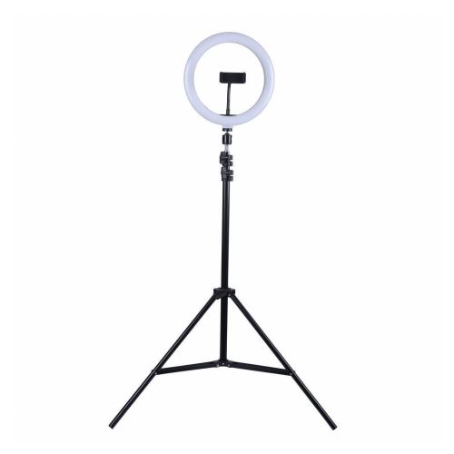 Aro de Luz 12" para Selfies+Tripode 210 cm FLUXS SATURNO