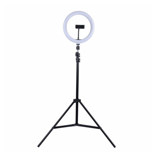 Aro de Luz 12`` para Selfies+Tripode 210 cm FLUXS SATURNO