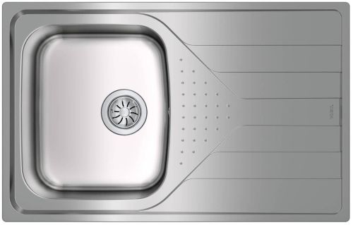 Fregadero Teka Universe 45 T-XP Acero Inoxidable 1 Cubeta Escurridor Derecho 115110013
