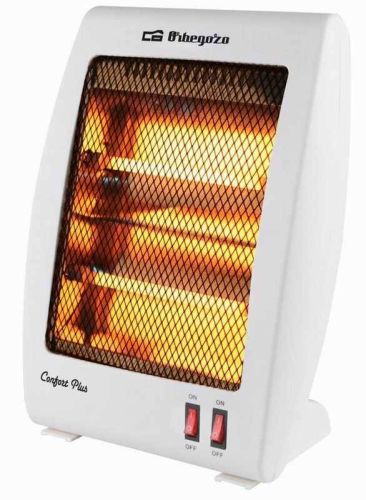 ESTUFA ORBEGOZO 2 BARRAS CUARZO 400/800W PIE BP5000