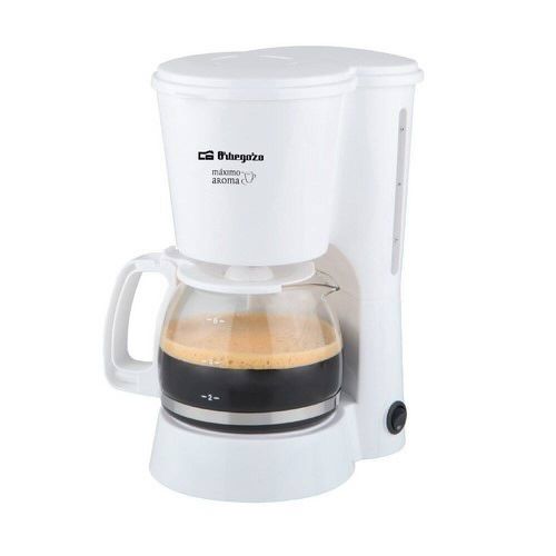 CAFETERA ORBEGOZO GOTEO 4-6 TAZAS BLANCA 600W CG4012