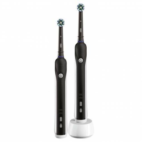 CEPILLO BRAUN DUO ORAL B PRO 1 790 (1 CARGADOR SOLO) DUO NEGRO (2XEB50B) DUOPRO1790BK