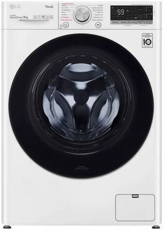 LAVADORA LG 9 KG 1400 RPM CLASE B F4WV5509SMW