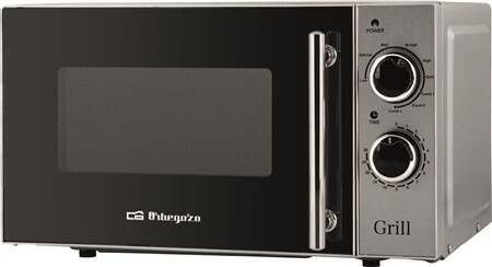 MICROONDAS ORBEGOZO 20 L CON GRILL INOX MECÁNICO MIG2550