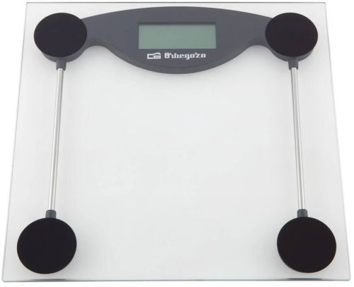 BÁSCULA ORBEGOZO BAÑO CRISTAL ELECTRONICA HASTA 150 KG PB2211