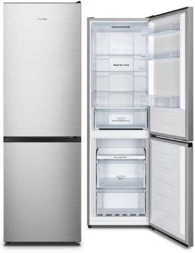 Frigorífico Combi Hisense Inox 304 L Total No Frost Clase E RB390N4ACE