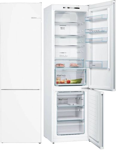 Frigorífico Combi Bosch No Frost Clase E Vitafresh 368 L Blanco KGN391W