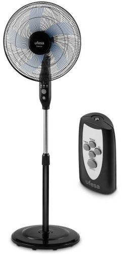 Ventilador de Pie UFESA 40cm 50W Negro DAKOTA