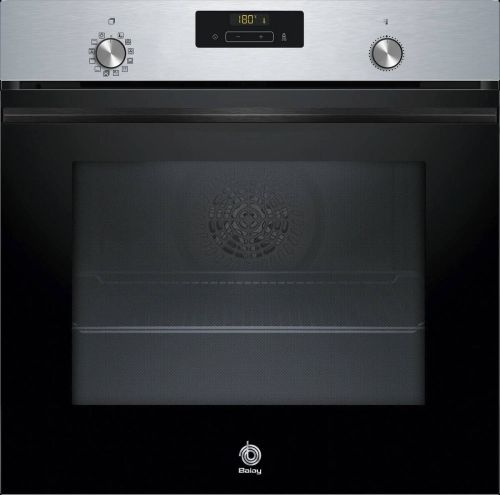 Horno Balay pirolítico 71L inox A+ Aqualísis raíles 3HB4841X3