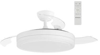 Ventilador de techo Orbegozo CP138105 105cm con luz LED y mando a distancia CP138105
