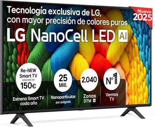 Smart TV LG NanoCell 4K 43"" 60Hz WebOS 43NANO80A6B