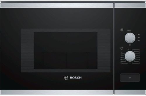 Microondas Integrable Sin Marco Encastrable 38 cm Cristal/Inox BOSCH BFL520MS0