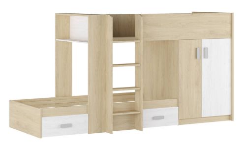 Cama Tren para colchón de 90x190 DONALD