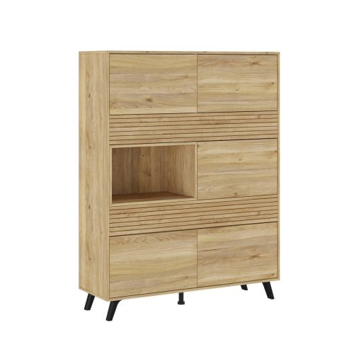 Vitrina de 5 Puertas Mauvella-Rayas SOLANA