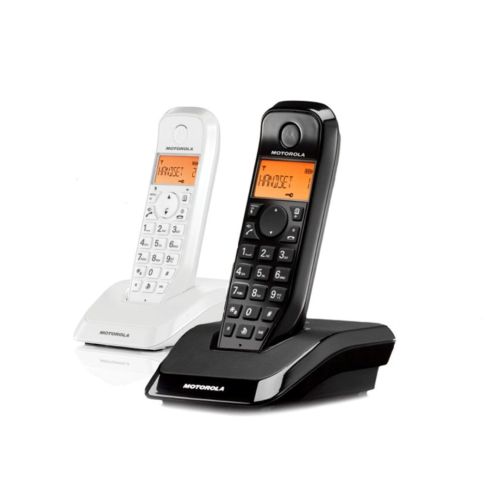 Telefono Inalambrico MOTOROLA S1202 DUO en blanco/negro