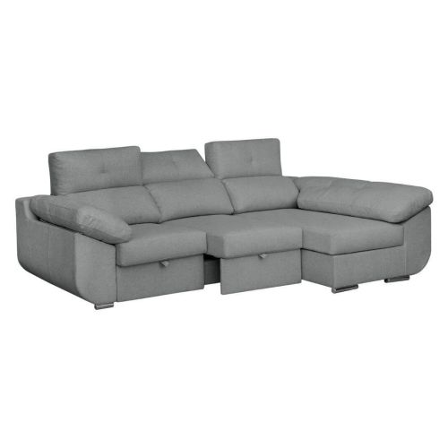 Sofá Chaise Longue Derecha Tapizado en Tela AVRIL