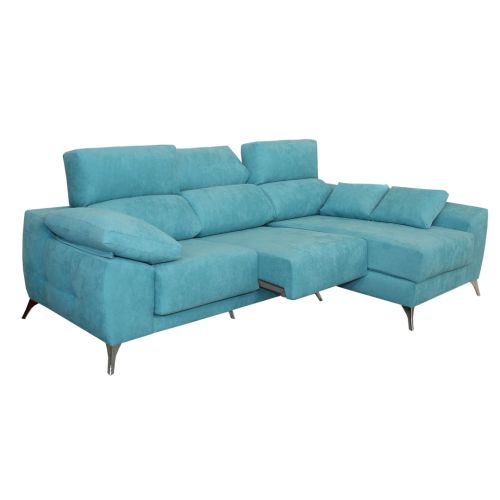 Chaise Longue Derecha con Patas Metálicas MALTA