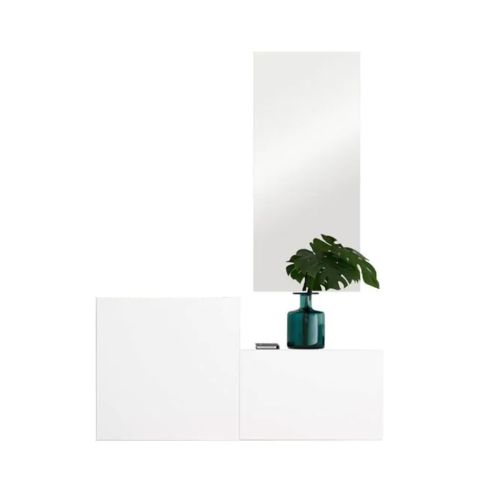 Recibidor 100 cm Acabado Blanco Nº 234