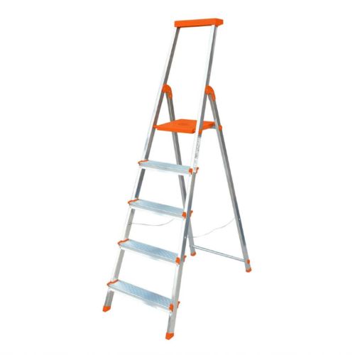 Escalera Briocolor de 5 Peldaños color Mandarina BRICO BRI032