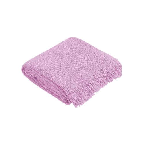 Manta Plaid de Algodón en Rosa FAUSTO