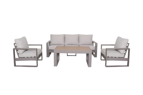 Conjunto de Jardín de Aluminio con Cojines TOLEDO