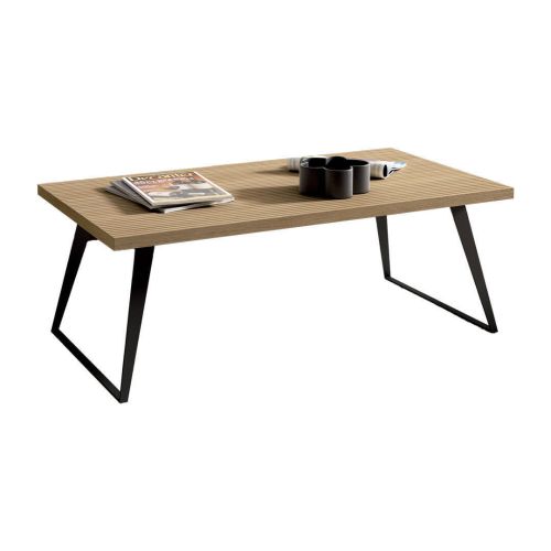 Mesa de Centro de Superficie de Melamina con Patas Metálicas Loki MIRA ND5092