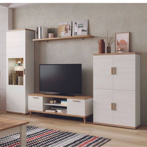 Composición de salón KRONOS Nº 704 en Color Polar y Artisan