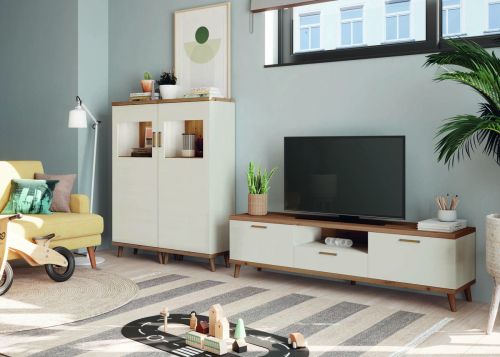 Composición de Salón KRONOS de Color Artisan y Polar Nº 724