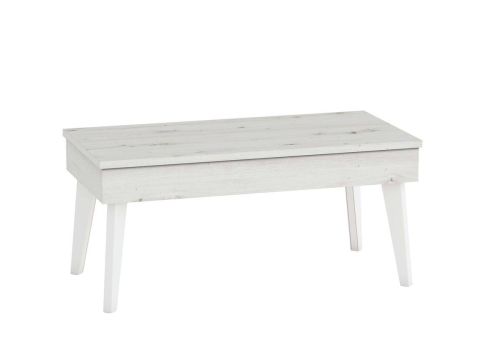 Mesa de Centro Elevable 100x50 cm con Pata Metálica Inclinada M814