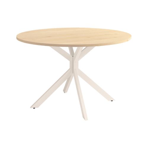 Mesa Wako Circular 100 cm Estuctura Marfil BOGAL CNG050M